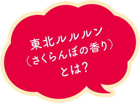 東北ルルルン（さくらんぼの香り）とは？